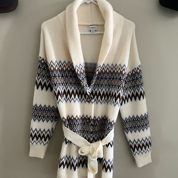 Evereve Mari Fair Isle Cardigan - Picture 7 of 8